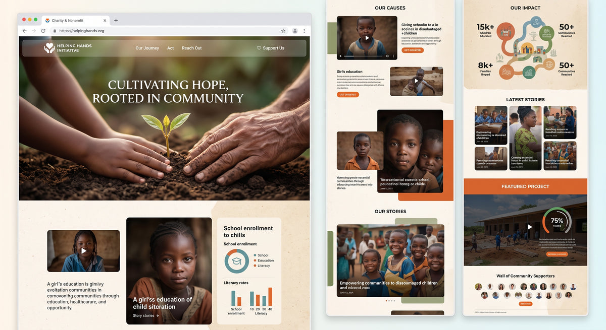 Charity & Nonprofit Website